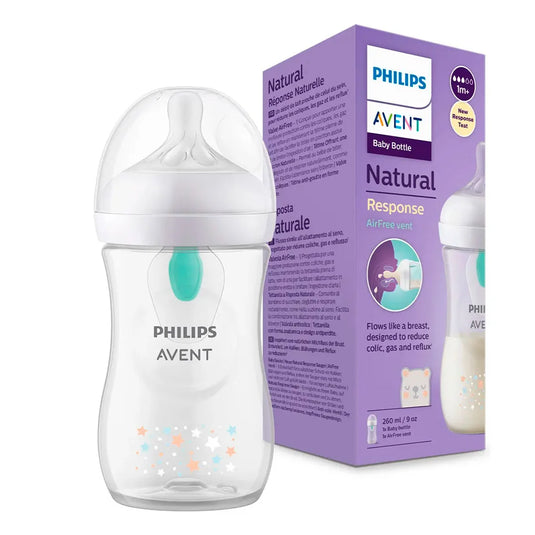 Tetero 9oz válvula AirFree decorado Estrellas - Philips Avent