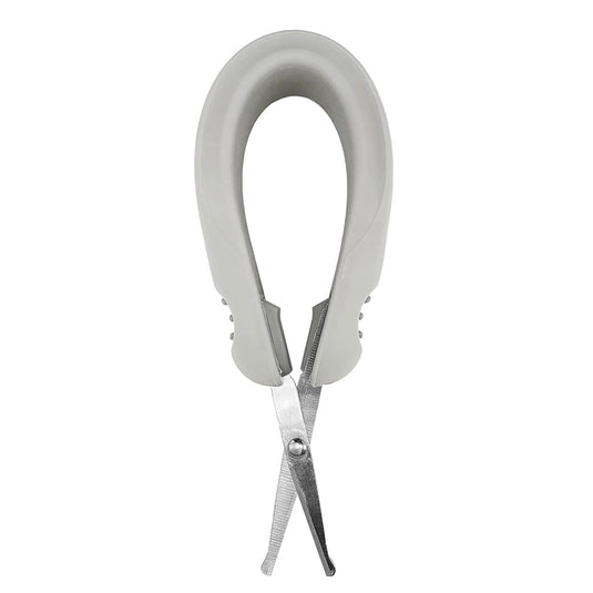 Tijeras con punta redondeada para manicura del bebé, mango en silicona 100% libre de BPA, hojas curvas, fácil agarre antideslizante, hechas en material de alta calidad - Dr Brown's