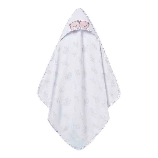 Toalla con capucha diseño de animalitos para bebé - Mayoral