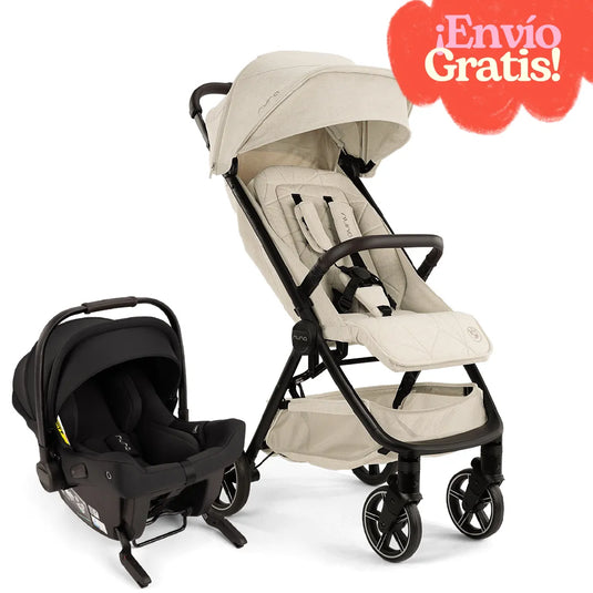 Coche paseador TRVL lx BMW Collection + PIPA Urbn, ultraligero, con plegado compacto con una mano, suspensión en las cuatro ruedas y neumáticos sin aire - Nuna