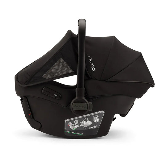 Coche SWIV™ con sistema de rotación 360° y plegado compacto + PIPA™ Urbn, cinturón de seguridad con hebilla magnética, múltiples posiciones de reclinado, fácil de plegar, manillar ajustable en altura de piel ecológica - Nuna