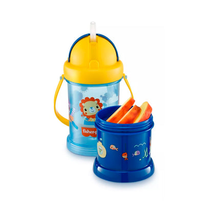Vaso pitillo PlayFul con PortaSnack y agarradera - Fisher Price