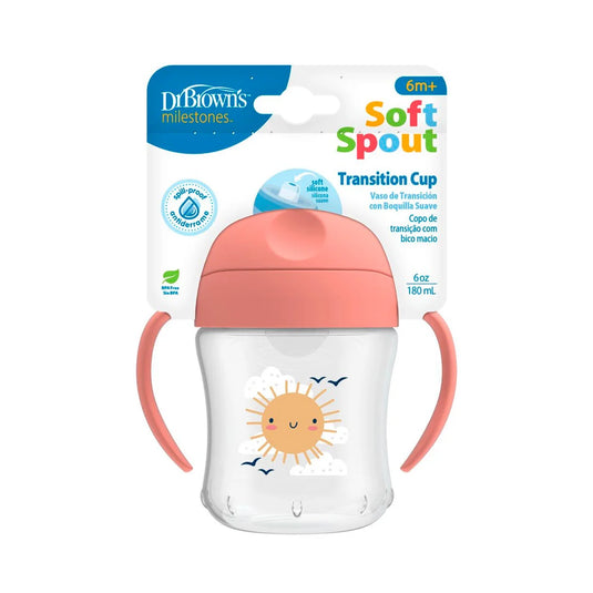 Vaso tetero de entrenamiento con agarraderas - Dr Brown's