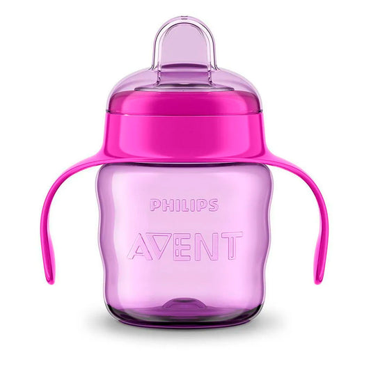 Vaso tetero con boquilla y agarraderas, boquilla suave de silicona grado alimenticio libre de BPA, piezas separables para facilitar la limpieza - Philips Avent