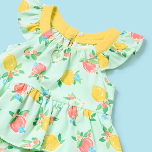 Vestido de baño para niña, con diseño estampado y balaca - Mayoral