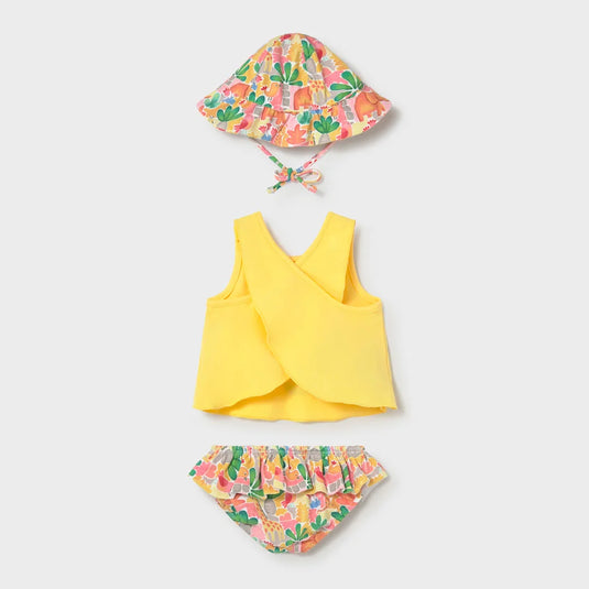 Vestido de baño 3pz con bolero diseño estampado - Mayoral