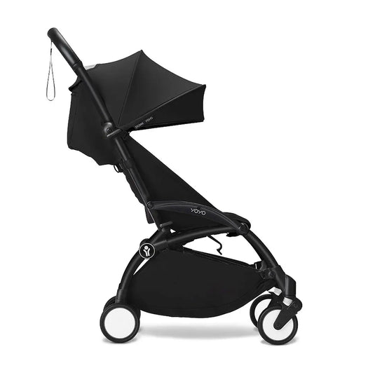 Coche de paseo Stokke YOYO3 Combo con moisés para recién nacido + asiento convertible, chasis de aluminio ultraligero y arnés de 5 puntos, desde el nacimiento hasta los 4 años - Stokke