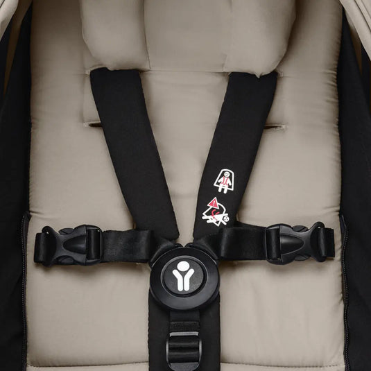 Coche de paseo Stokke YOYO3 Combo con moisés para recién nacido + asiento convertible, chasis de aluminio ultraligero y arnés de 5 puntos, desde el nacimiento hasta los 4 años - Stokke
