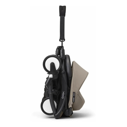 Coche de paseo Stokke YOYO3 Combo con moisés para recién nacido + asiento convertible, chasis de aluminio ultraligero y arnés de 5 puntos, desde el nacimiento hasta los 4 años - Stokke