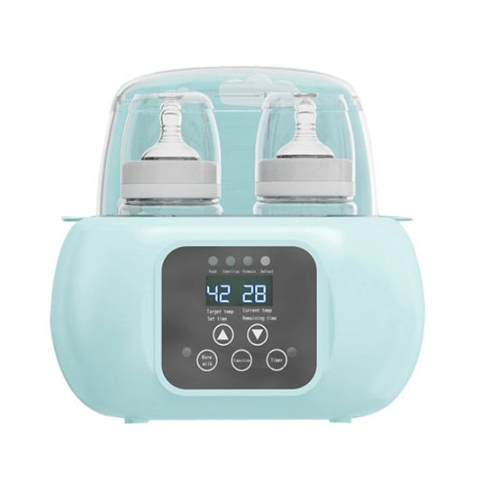 Calentador de teteros doble con control de temperatura y esterilizador