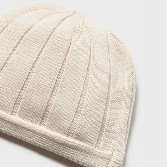 Conjunto 3 piezas para recién nacido con buzo cruzado, pantalón con pie y gorro a juego, en algodón 100% - Mayoral