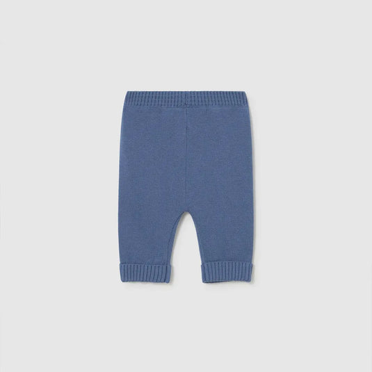 Conjunto 3pz chaleco trenzado, camiseta y pantalón Azul Arándano - Mayoral