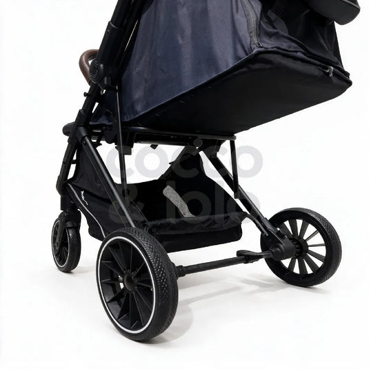 Coche paseador 6530 para bebé, plegable tipo maleta, con capazo amplio, manillar reversible, respaldo reclinable automático y mosquitero, de 0 a 36 meses - Kidilo