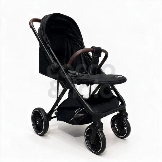 Coche paseador 6530 para bebé, plegable tipo maleta, con capazo amplio, manillar reversible, respaldo reclinable automático y mosquitero, de 0 a 36 meses - Kidilo