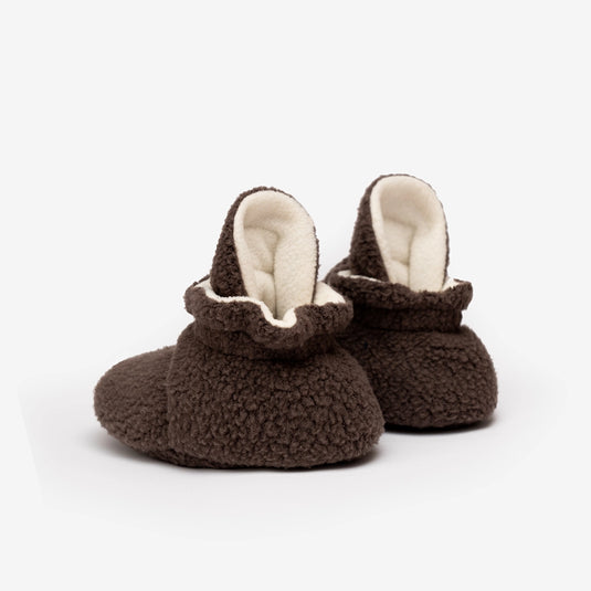 Zapatitos gamuza Cozy World - Edición Limitada, color Chocolate - Kings & Rebels
