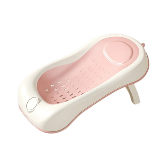 Soporte de baño antideslizante para bebé, plegable, con respaldo ergonómico