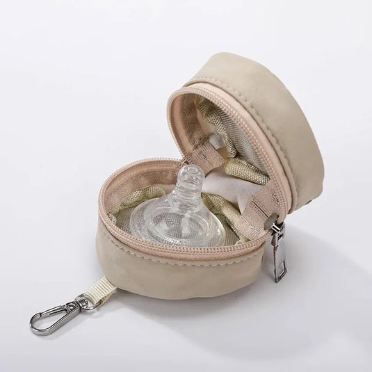 Pañalera tipo bolso de hombro multifuncional con cambiador y bolsito, gran capacidad