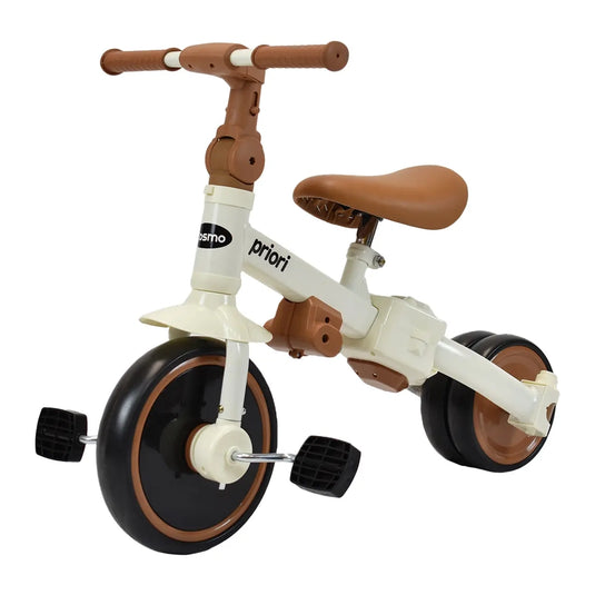 Triciclo paseador 4 en 1 para niño, con manillar de empuje ajustable, resistente y fácil de transportar - Priori