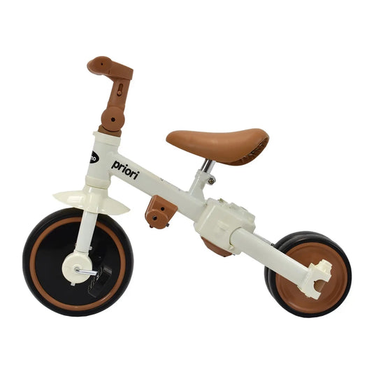 Triciclo paseador 4 en 1 para niño, con manillar de empuje ajustable, resistente y fácil de transportar - Priori