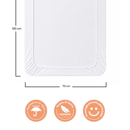 Protector de colchón impermeable para Corral, 70x100 cm - Nubba