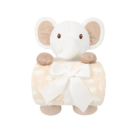 Set de manta y peluche animalito para bebé, manta de 100x75 cm con caja de regalo - Cocco Semana 2026