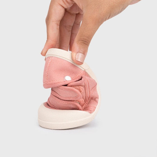 Tenis de lona 100% algodón con doble cierre en velcro para bebé - Igor