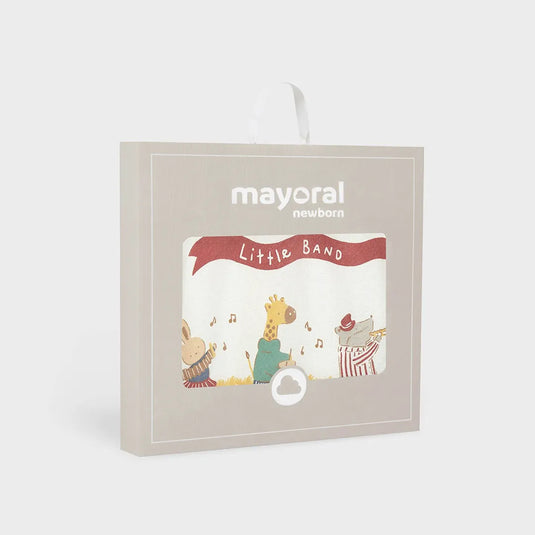 Toalla con capucha estampada de animalitos Camomila - Mayoral