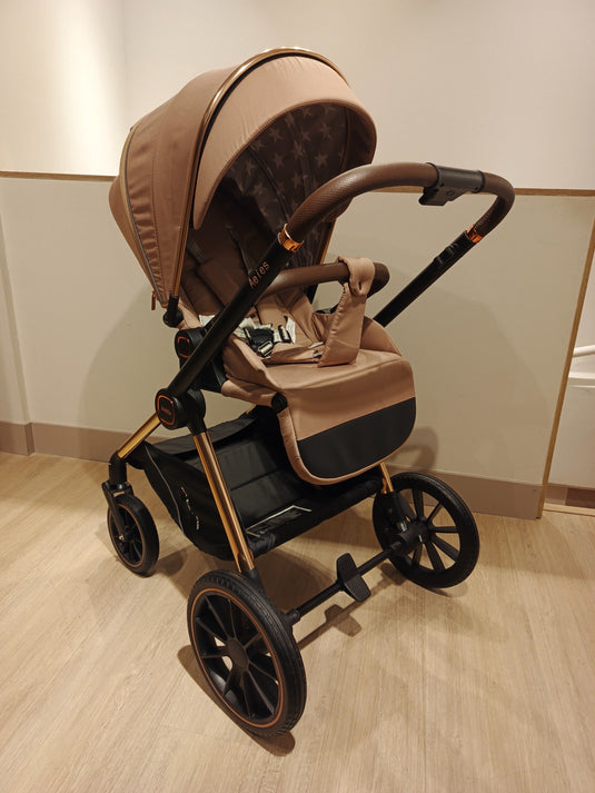 Coche moisés Z1 3en1 con portabebés y pañalera, con posiciones ajustables, de fácil plegado, pañalera a juego con el coche, hecho en material resistente con detalles de lujo - Kidilo