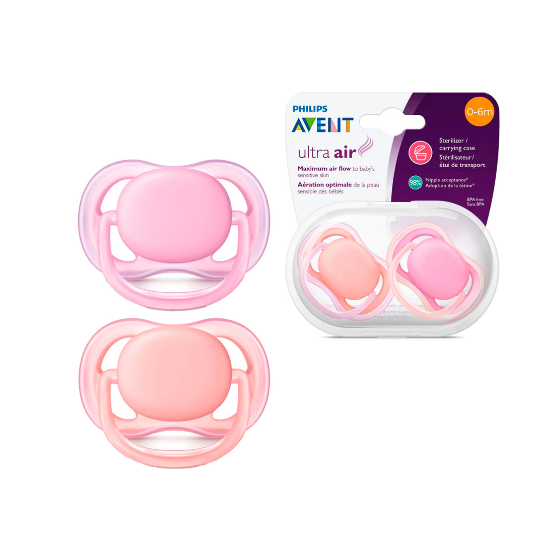 Chupas AVENT x2 Ultra Air (niña 0-6)