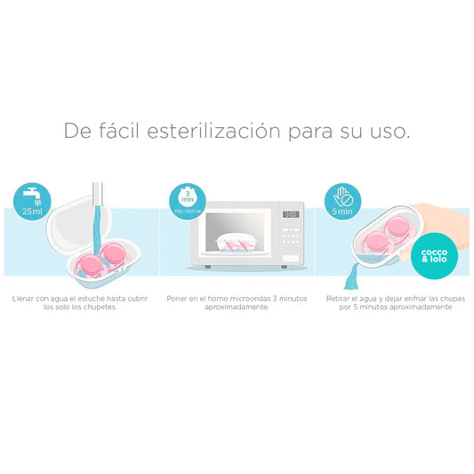 Chupa soothie x2 para bebé de 0 a 6 meses, chupete silicona medica niña - Philips Avent