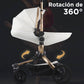 Coche AULON 360° con Portabebé, coche europeo, AULON MAX, coche 3 en 1 para bebés - Aulon