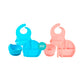 Set vajilla en silicona con babero