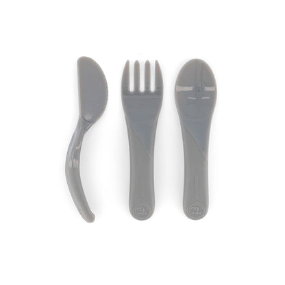 Kit de cubiertos en plástico libre de BPA, ergonómicos, ideales para bebés 6m+ - Twistshake