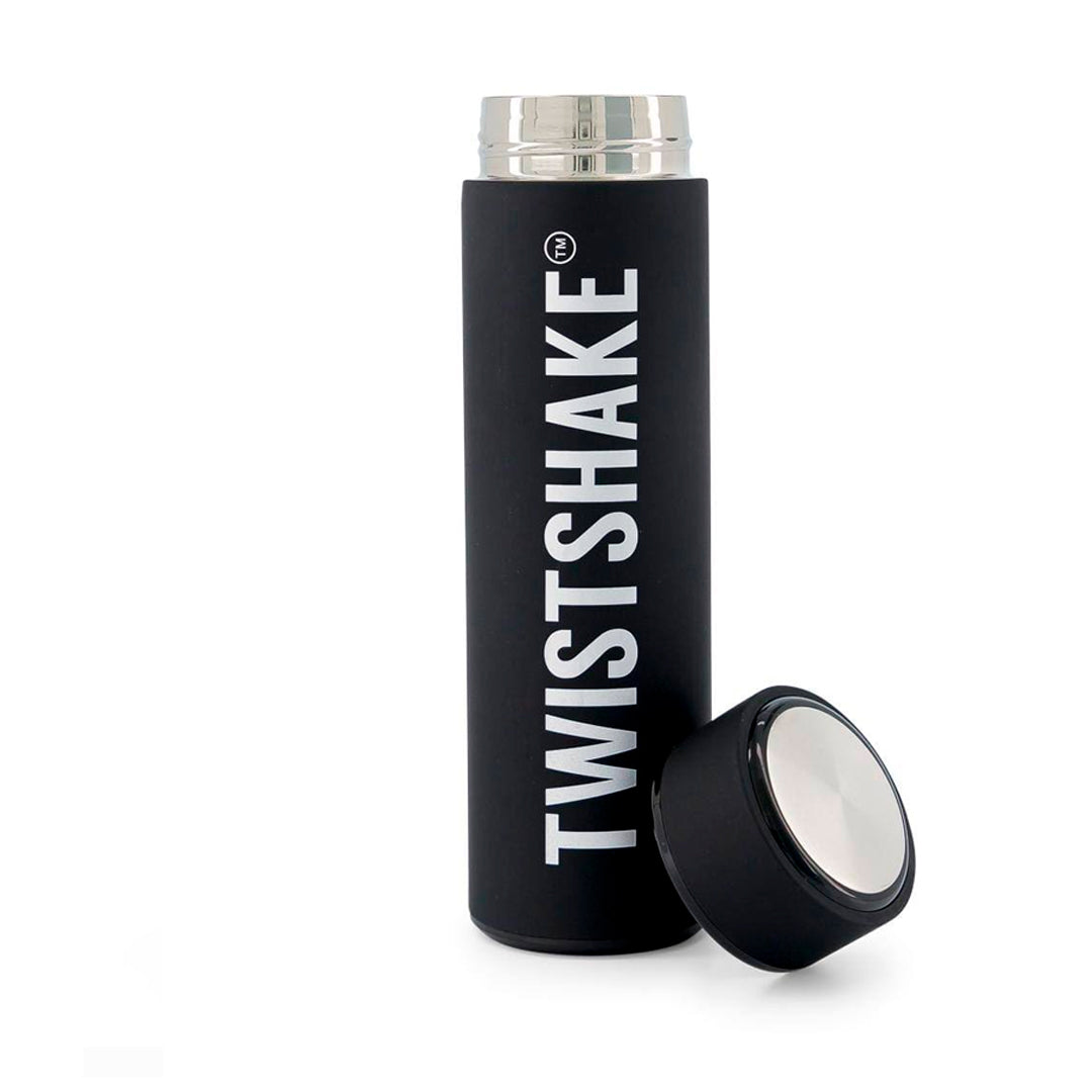 Botella térmica en acero inoxidable y silicona - Twistshake