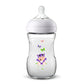 Tetero 9oz anticólico, ideal para recién nacido, libre de BPA, estampado - Philips Avent Natural
