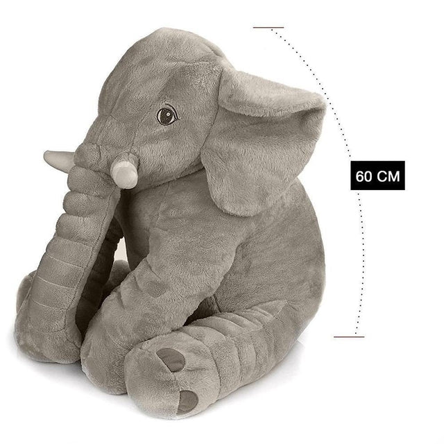Almohada con diseño de elefante, antirreflujo, tela 100% antialérgica, con cobija o sin cobija