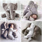 Almohada con diseño de elefante, antirreflujo, tela 100% antialérgica y cobija incluida